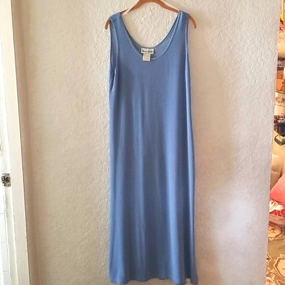 Nicole Studio Two Piece Maxi Dress in Periwinkle
